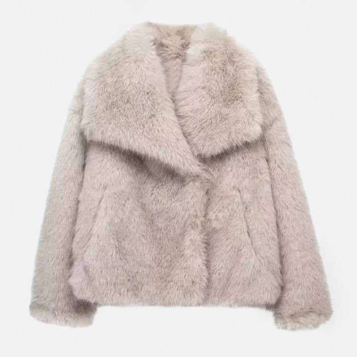 Women’s Elegance Cosy Fluffy Soft Plush Faux Fur Winter Coat