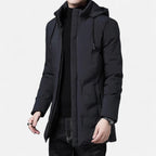 Men's Hooded Cotton-Blend Parka
