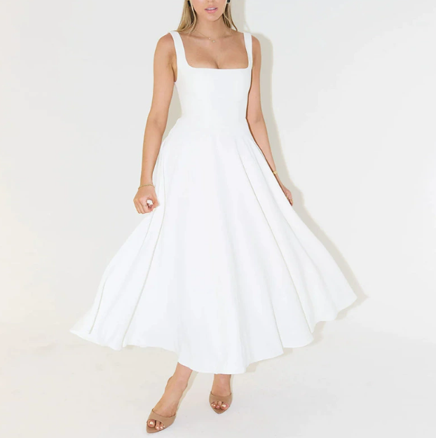 Women's Casual Fashion Party Evening Midi Dress