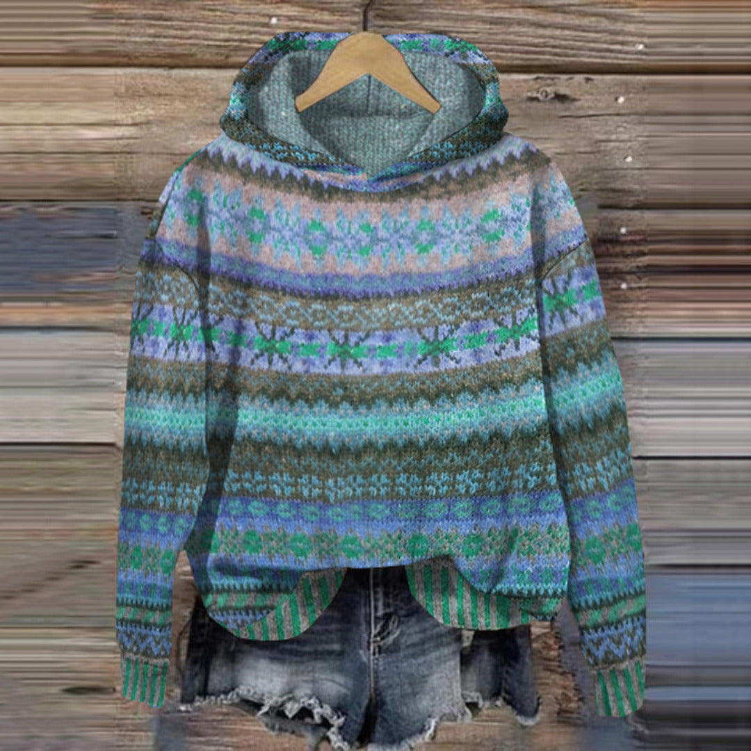 Printed Casual Hoodie