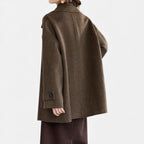 Women's Alpaca-Blend Thick Winter Coat
