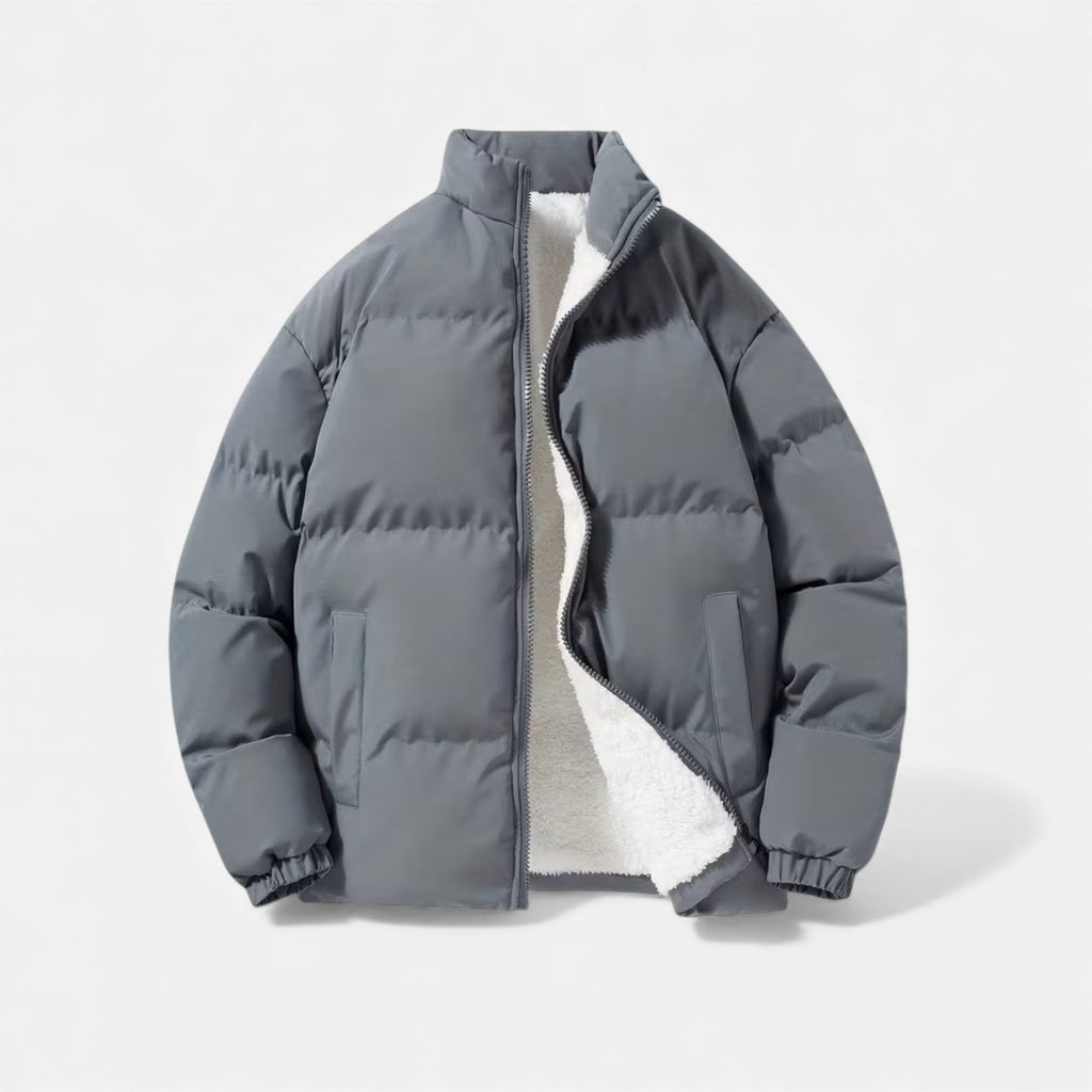 Men's Lambswool Plush Puffer Jacket