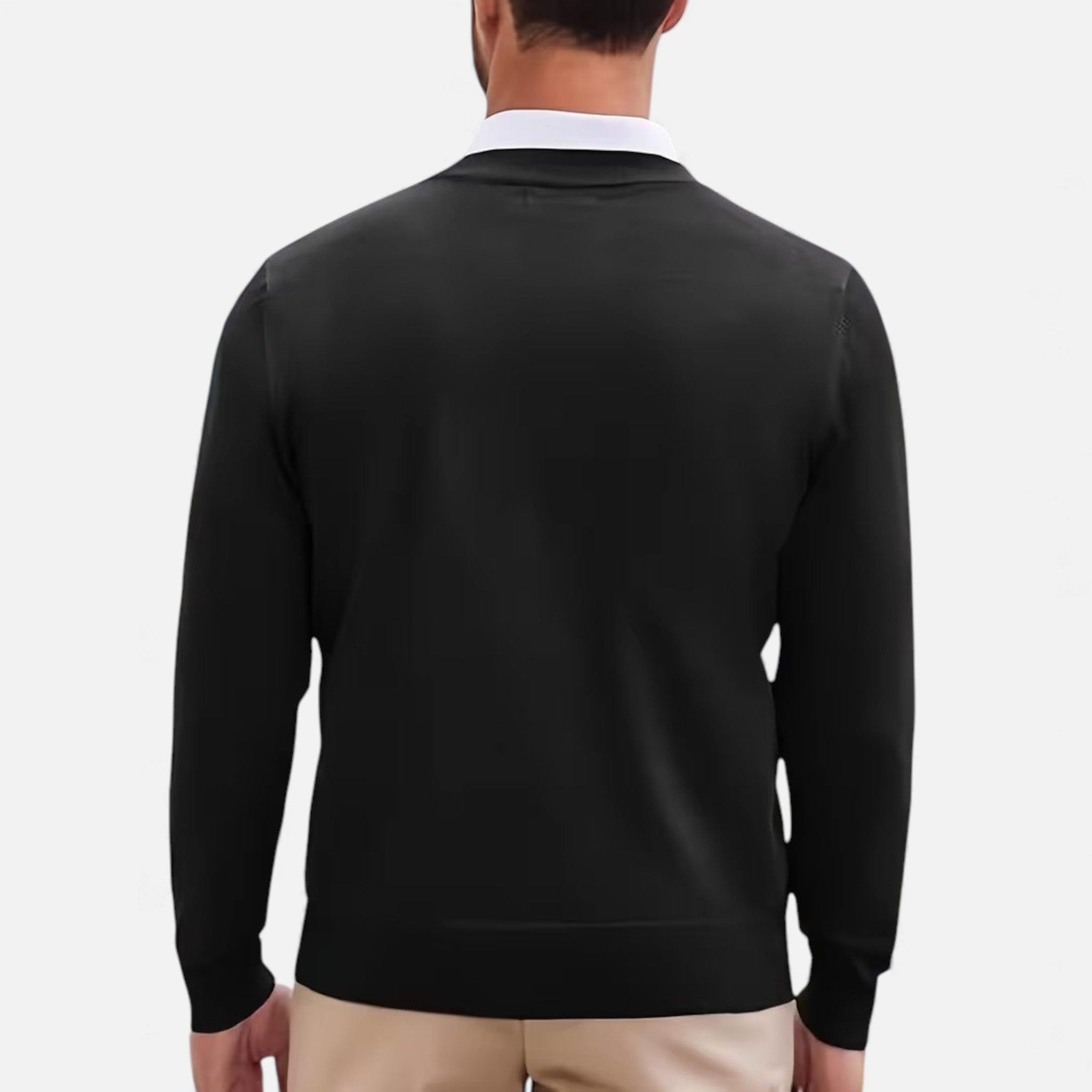 Men's V-Neck Knit Sweater