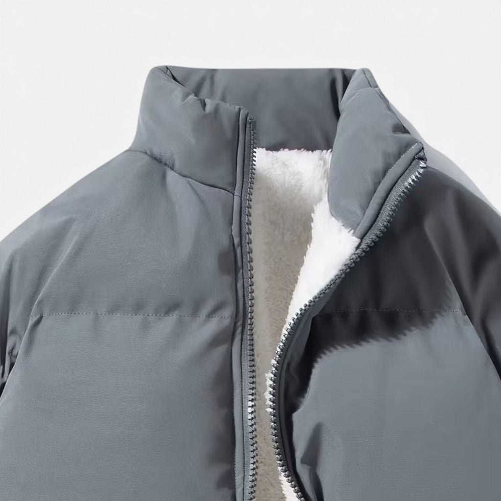 Men's Lambswool Plush Puffer Jacket