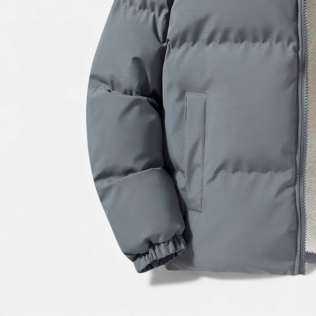 Men's Lambswool Plush Puffer Jacket