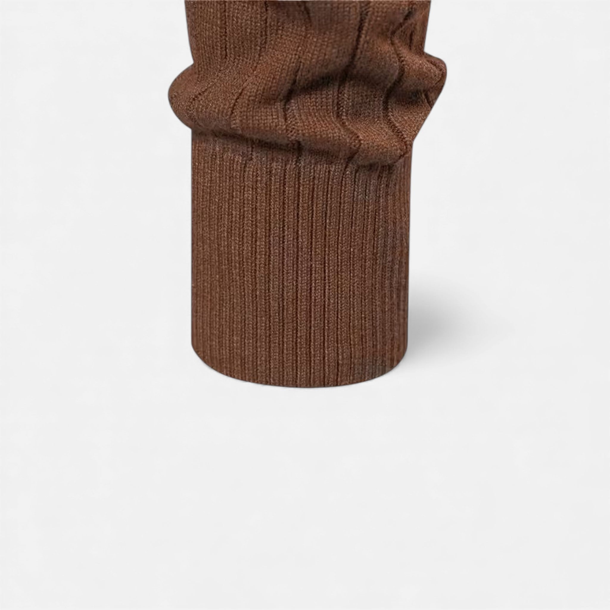 Men's Zip Front Thermal Knit Sweater
