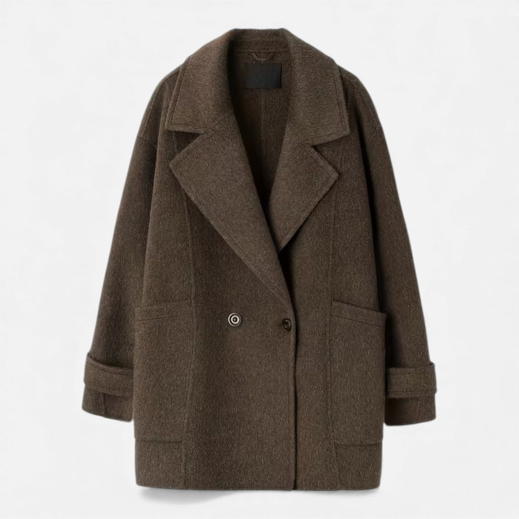 Women's Alpaca-Blend Thick Winter Coat