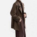 Women's Alpaca-Blend Thick Winter Coat