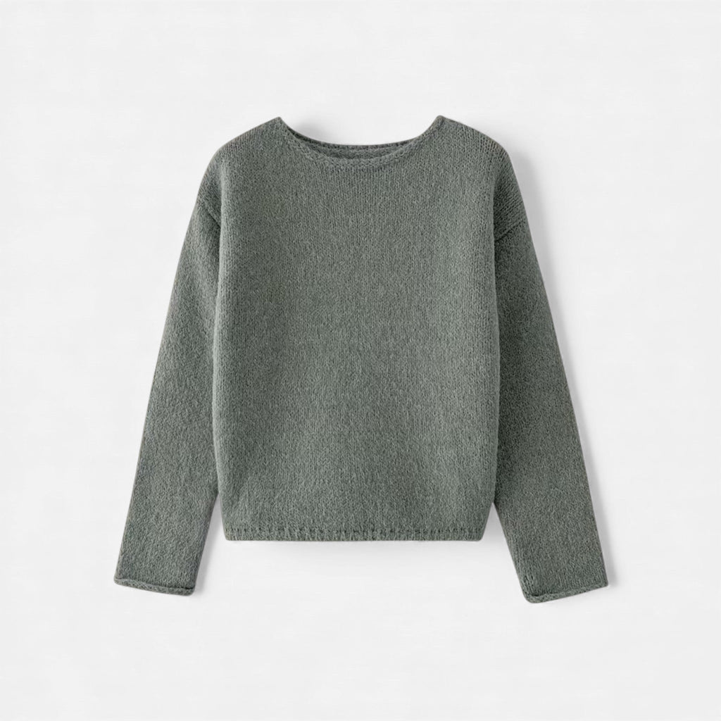 Women's Off-Shoulder Knit Winter Sweater