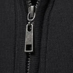 Men's Zip Front Thermal Knit Sweater