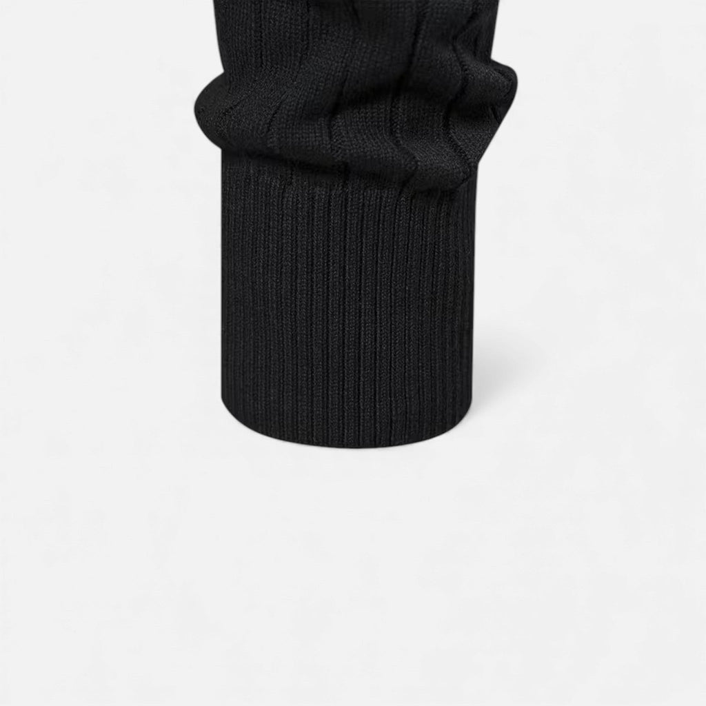 Men's Zip Front Thermal Knit Sweater