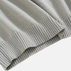 Men's Loose-Fit Button-Up Polo Sweater