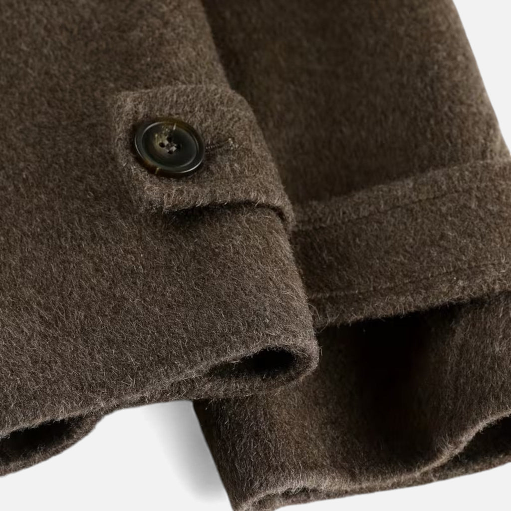 Women's Alpaca-Blend Thick Winter Coat