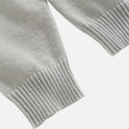 Men's Loose-Fit Button-Up Polo Sweater