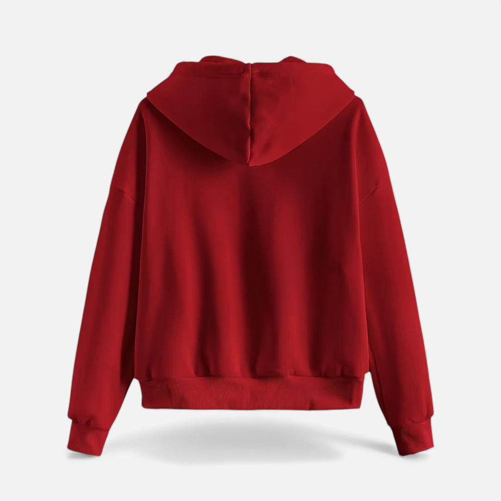 Women's Zip-Up Knit Hoodie