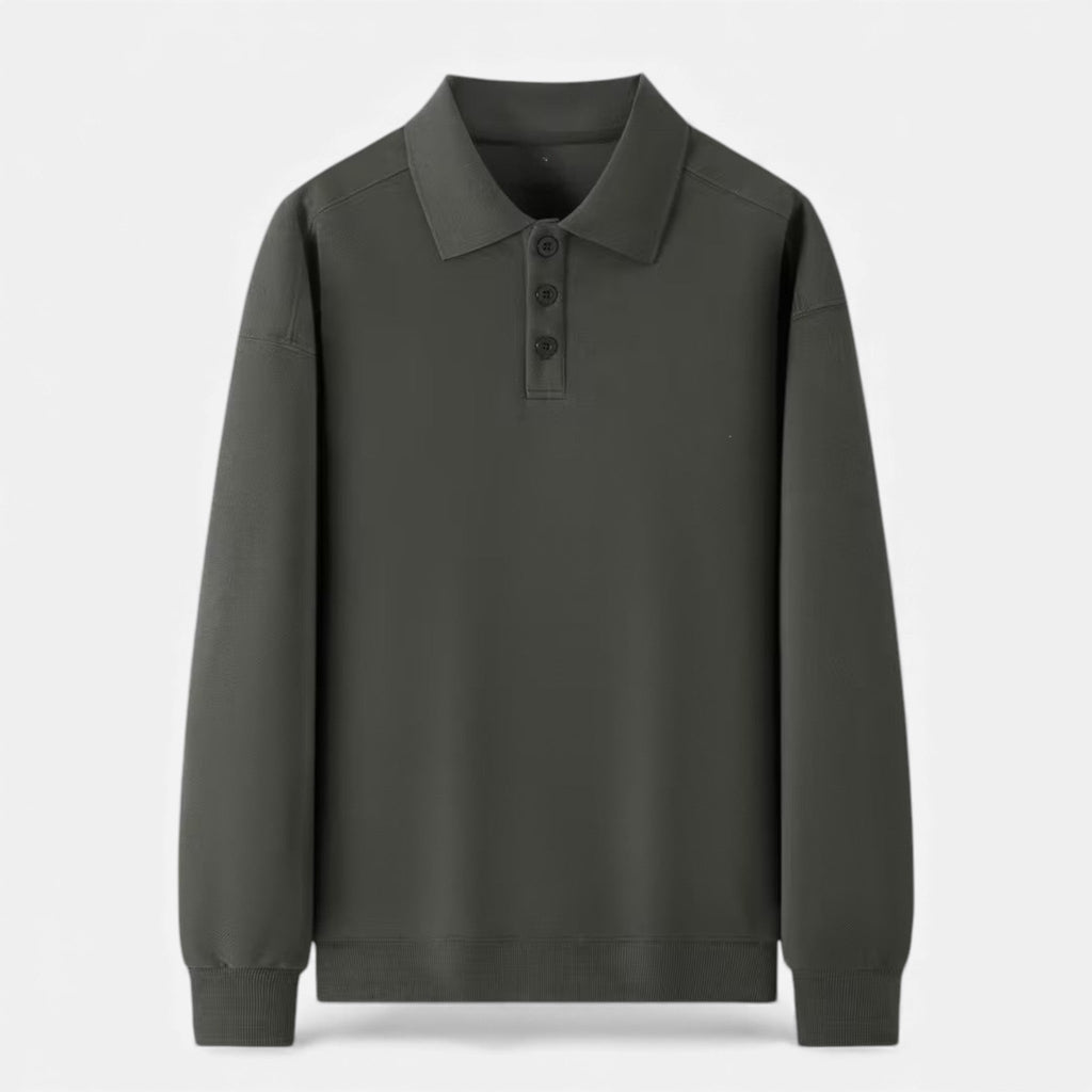 Men's Polo Knit Sweater