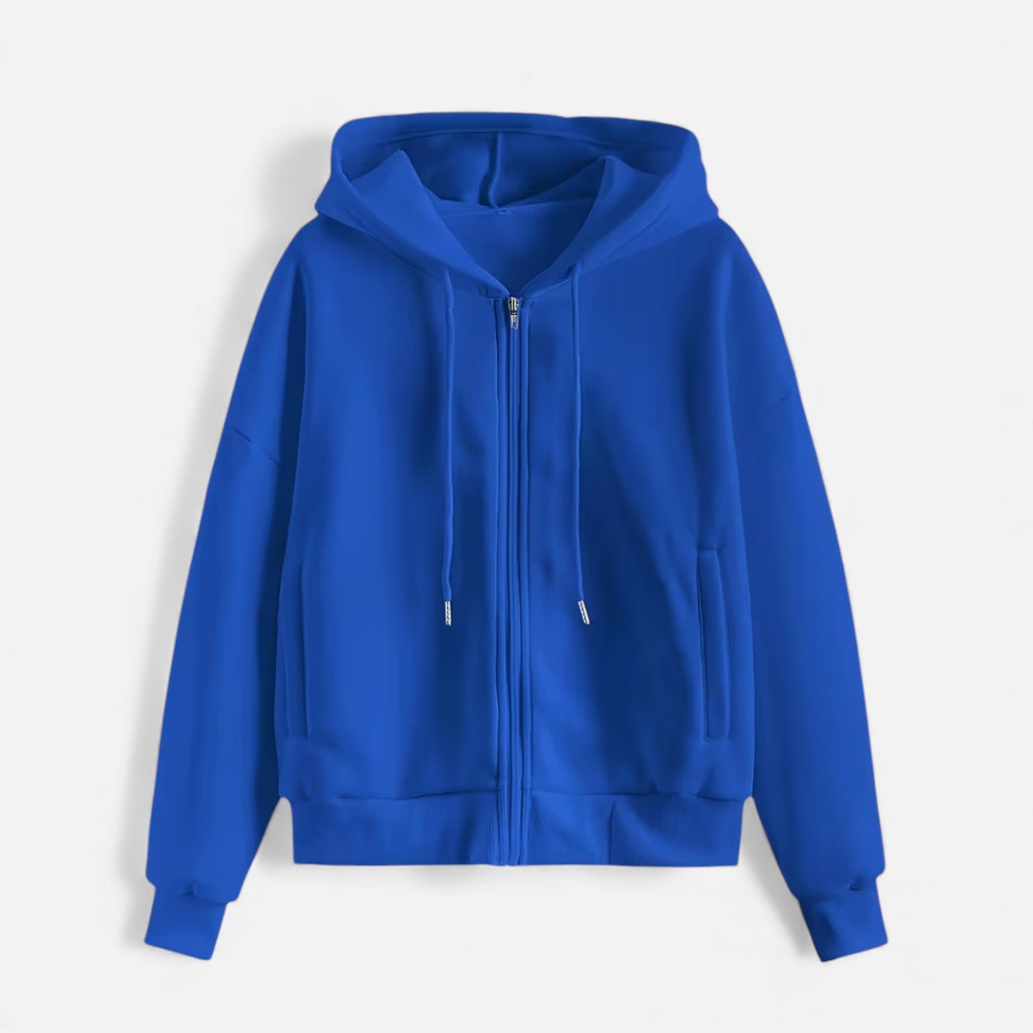 Women's Zip-Up Knit Hoodie