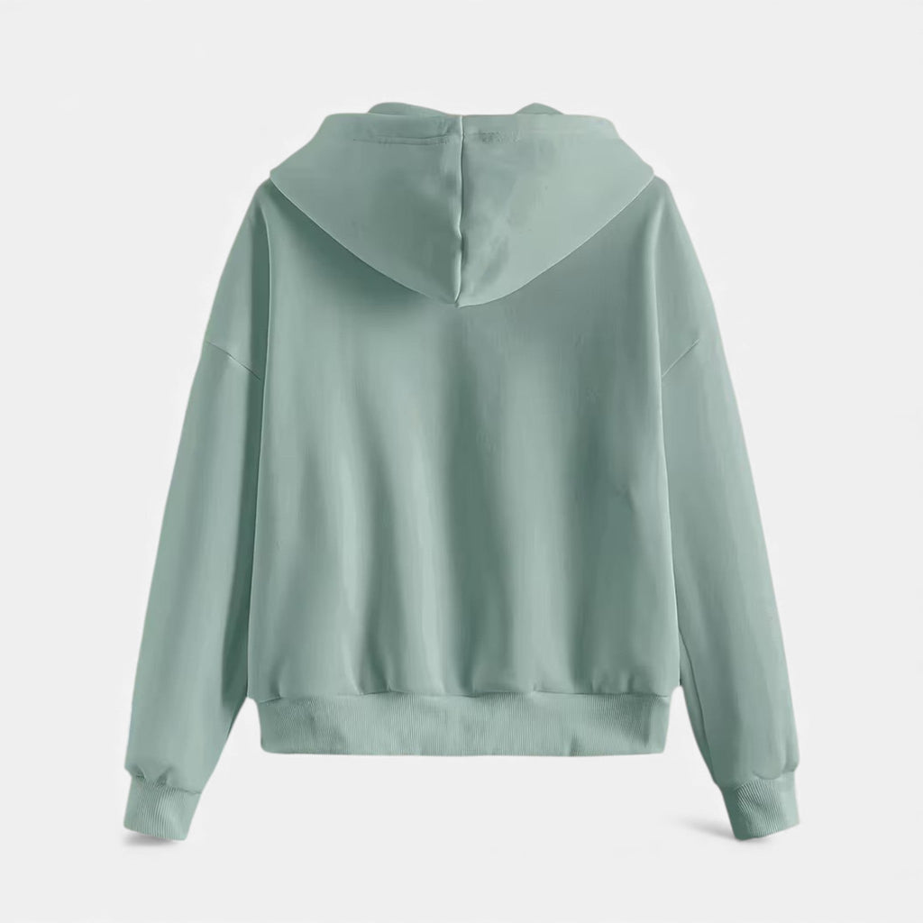 Women's Zip-Up Knit Hoodie