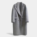Women’s Double Pocket Wool Blend Winter Coat