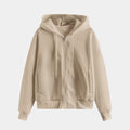 Women's Zip-Up Knit Hoodie