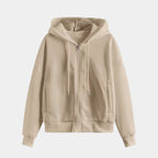 Women's Zip-Up Knit Hoodie