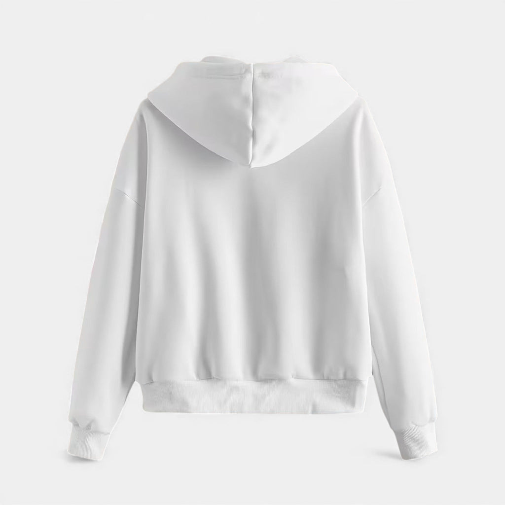 Women's Zip-Up Knit Hoodie