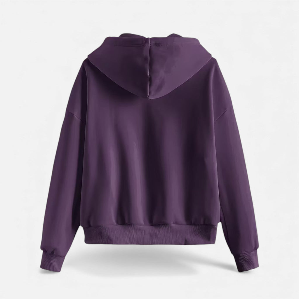 Women's Zip-Up Knit Hoodie