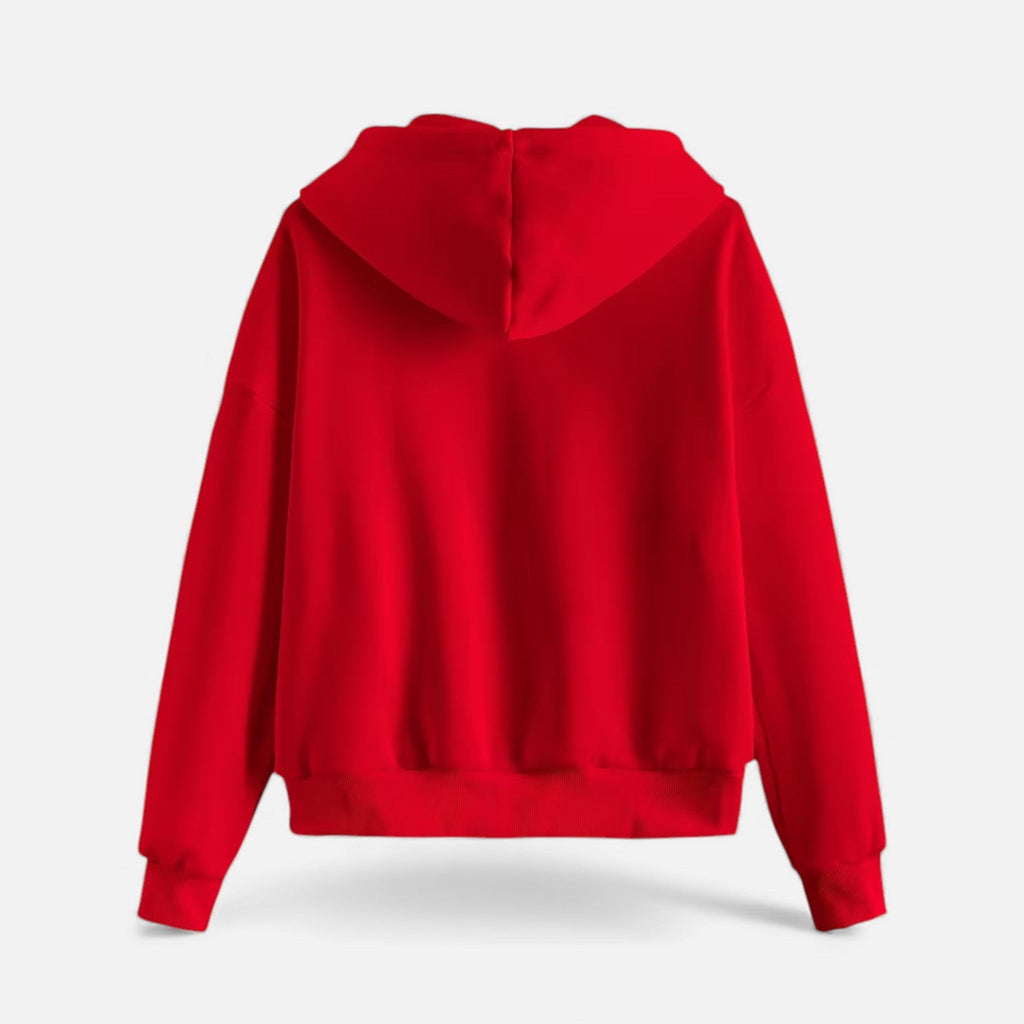 Women's Zip-Up Knit Hoodie