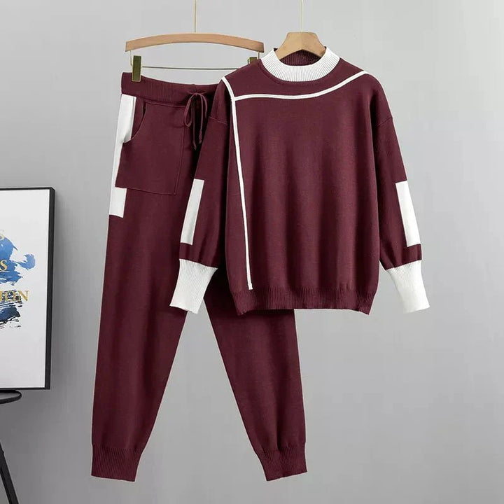 Conjunto de chándal de punto premium