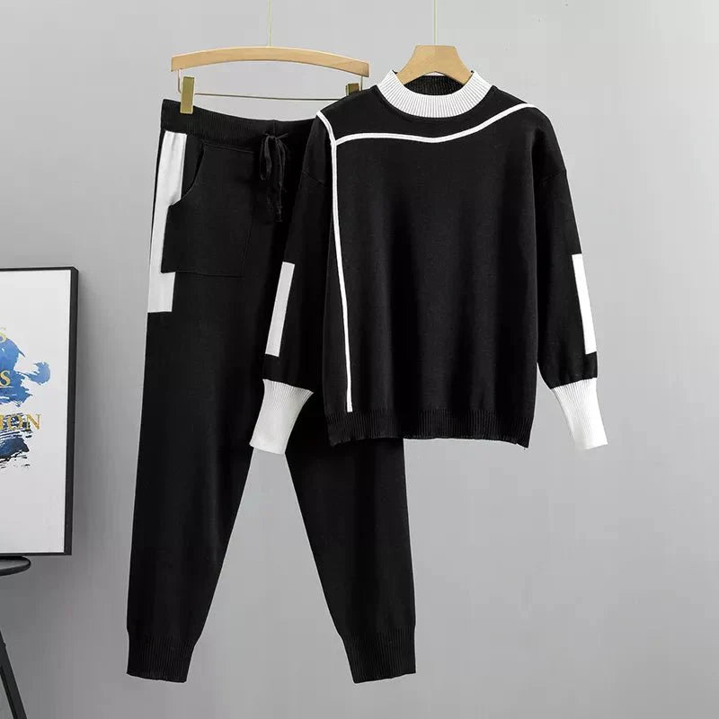 Conjunto de chándal de punto premium