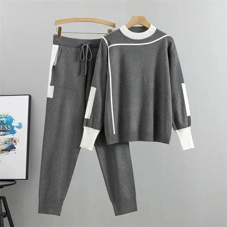 Conjunto de chándal de punto premium