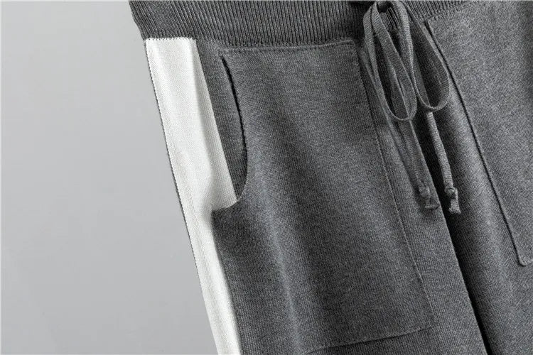 Conjunto de chándal de punto premium