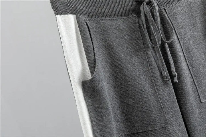 Conjunto de chándal de punto premium