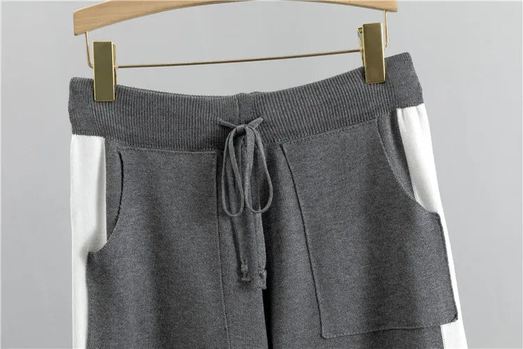Conjunto de chándal de punto premium