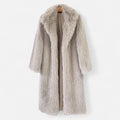 Women's Long Faux Fur Overcoat