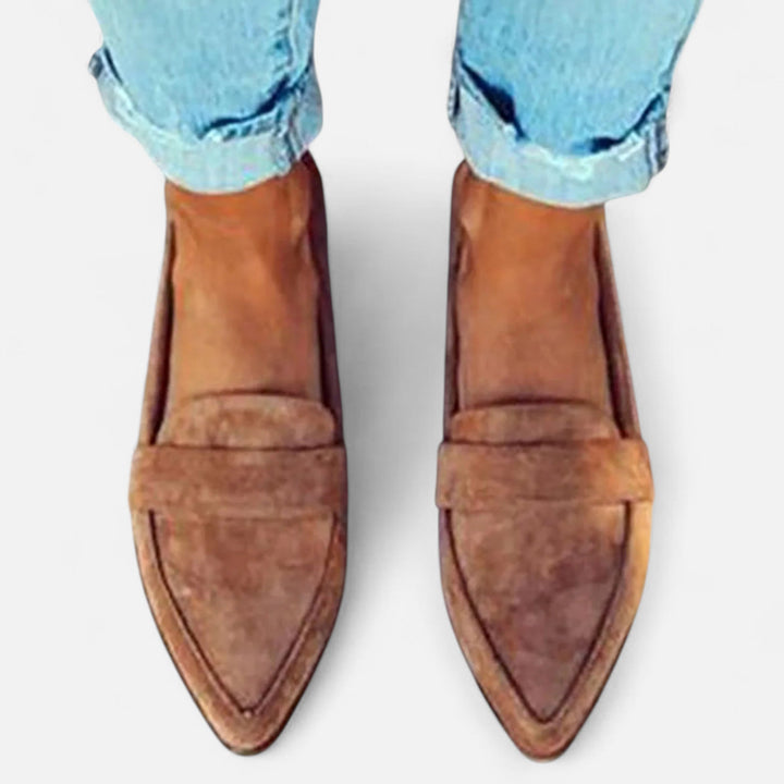 Women’s Classic Slip-on Business Formal Pointed-Toe Loafers