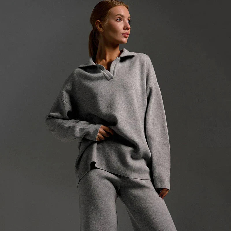 Soft Knit Tracksuit Set
