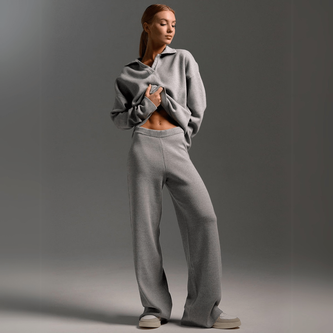 Soft Knit Tracksuit Set