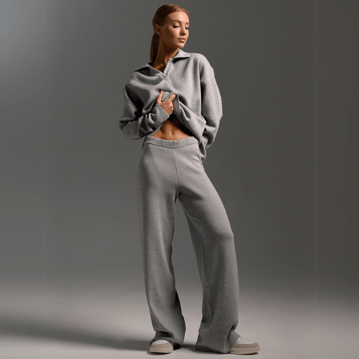 Soft Knit Tracksuit Set