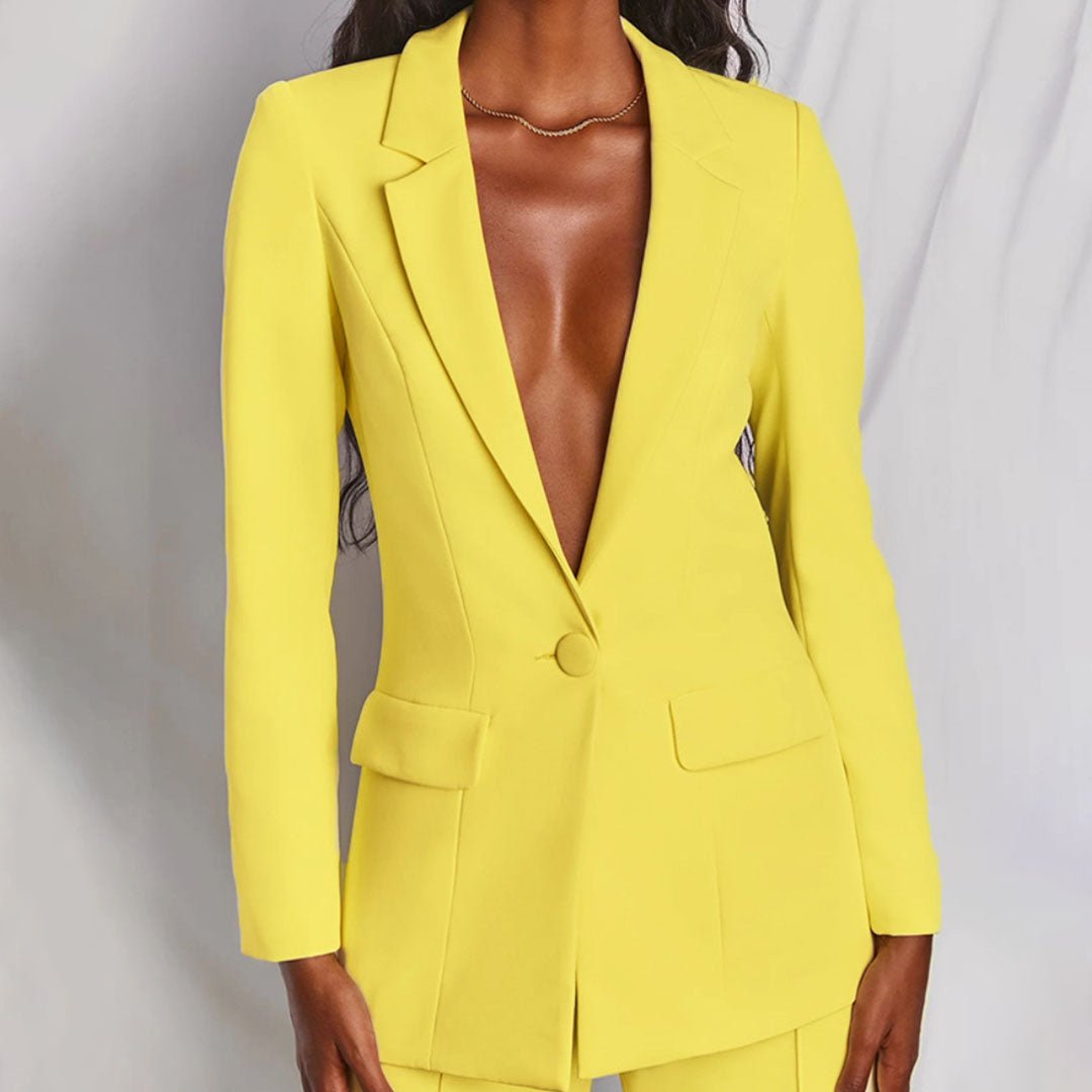 Chic Blazer and Trousers Set