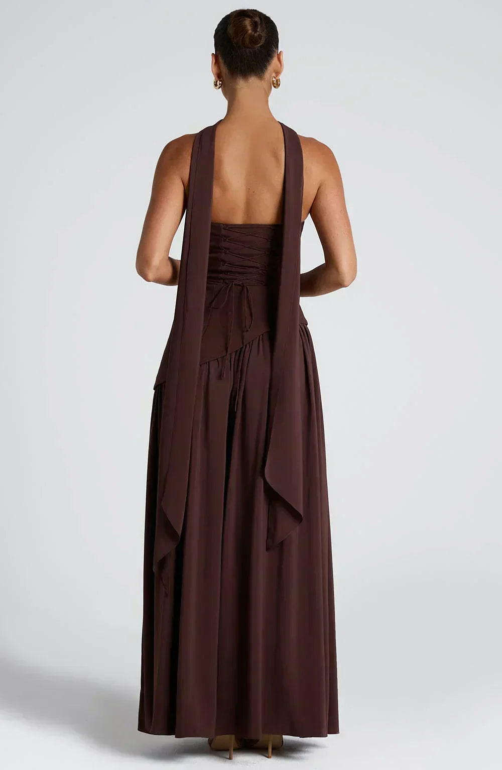 Women's Chic Event-Ready Asymmetric Maxi Wedding Guest Dress