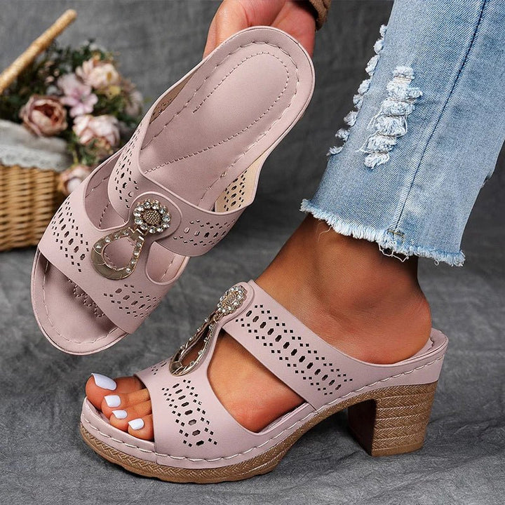 Sandalias ortopédicas cómodas con soporte flexible