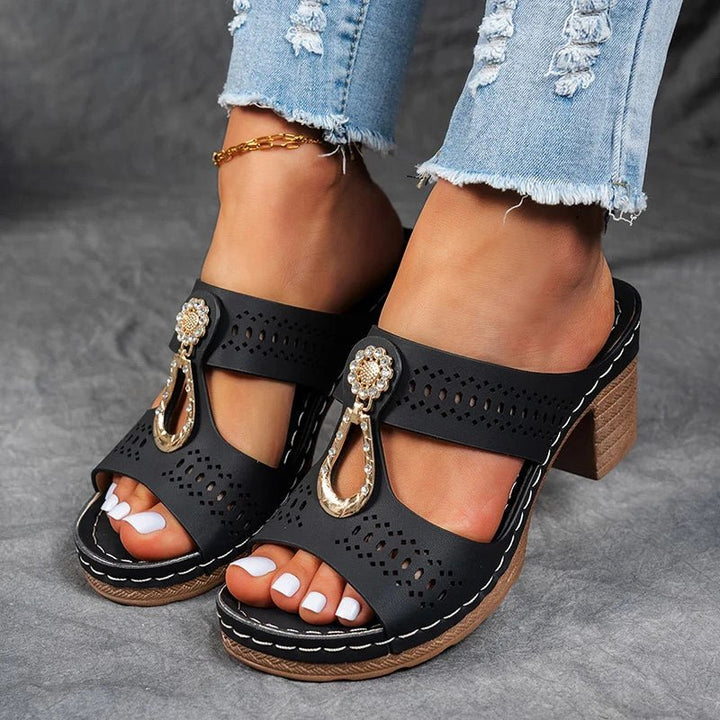 Sandalias ortopédicas cómodas con soporte flexible