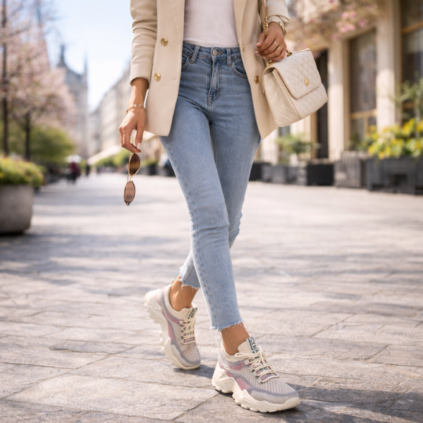 Breathable Mesh Walking Sneakers