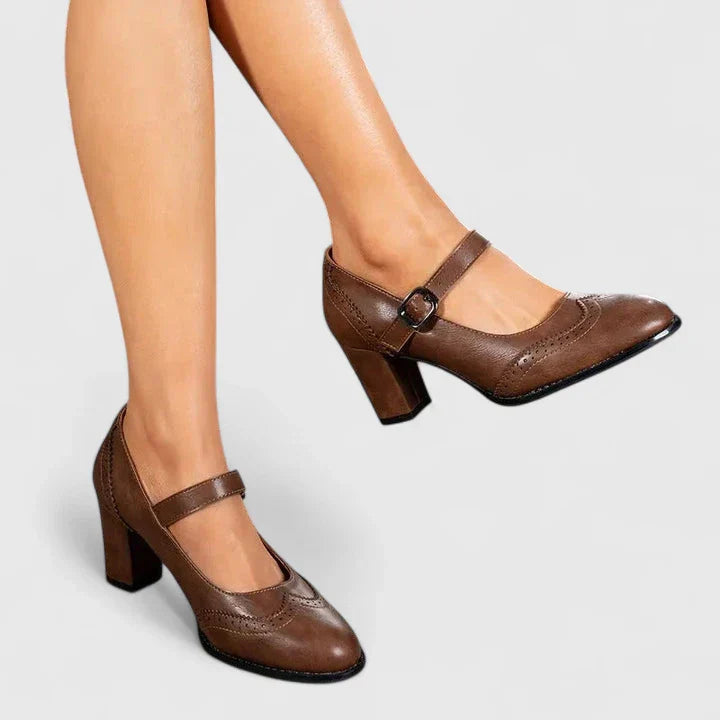 Classic Mary Jane Heel Shoes