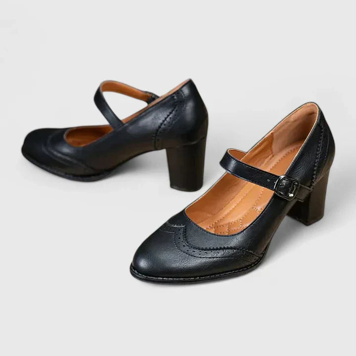 Classic Mary Jane Heel Shoes