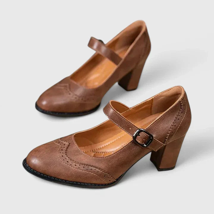 Classic Mary Jane Heel Shoes