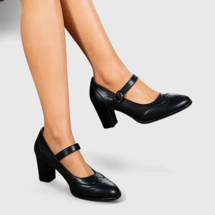 Classic Mary Jane Heel Shoes