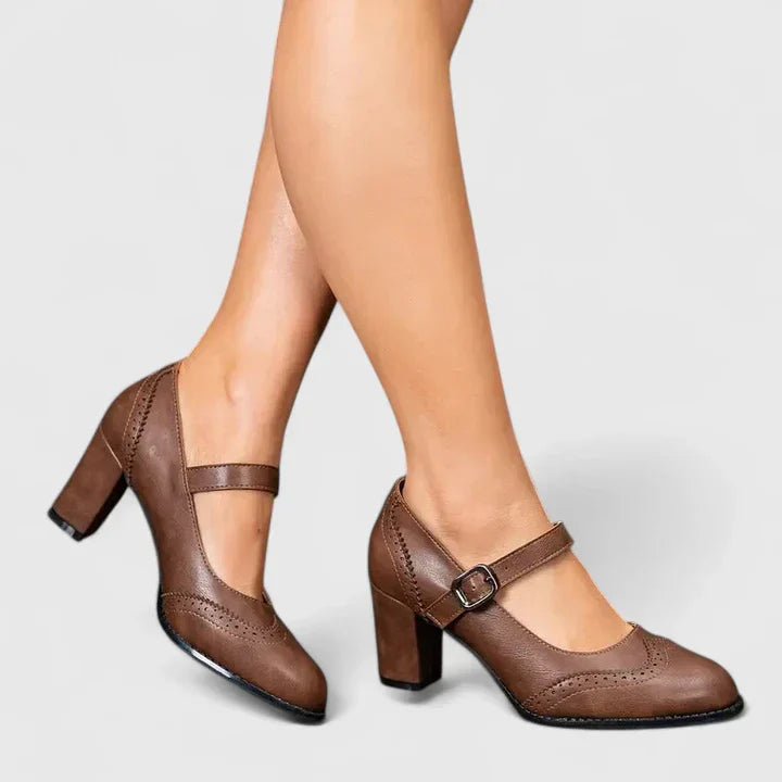 Classic Mary Jane Heel Shoes