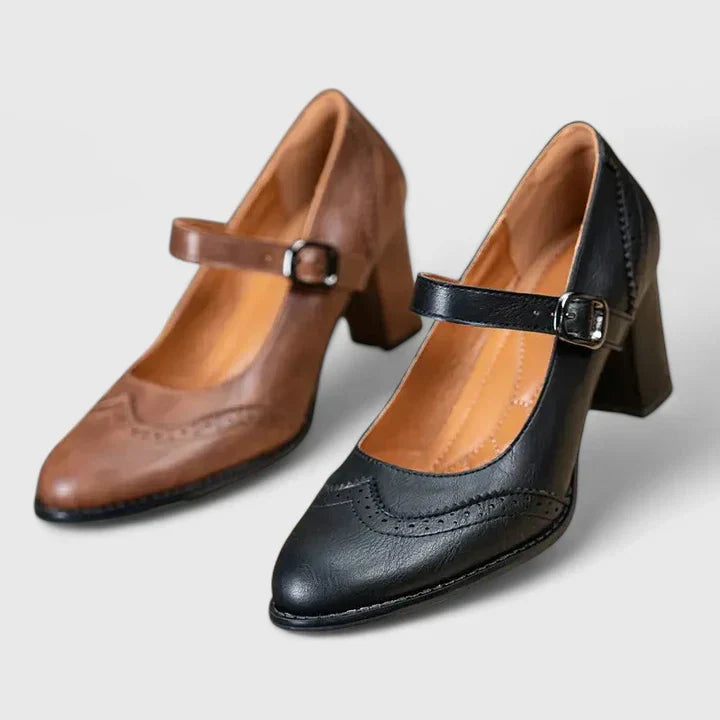 Classic Mary Jane Heel Shoes